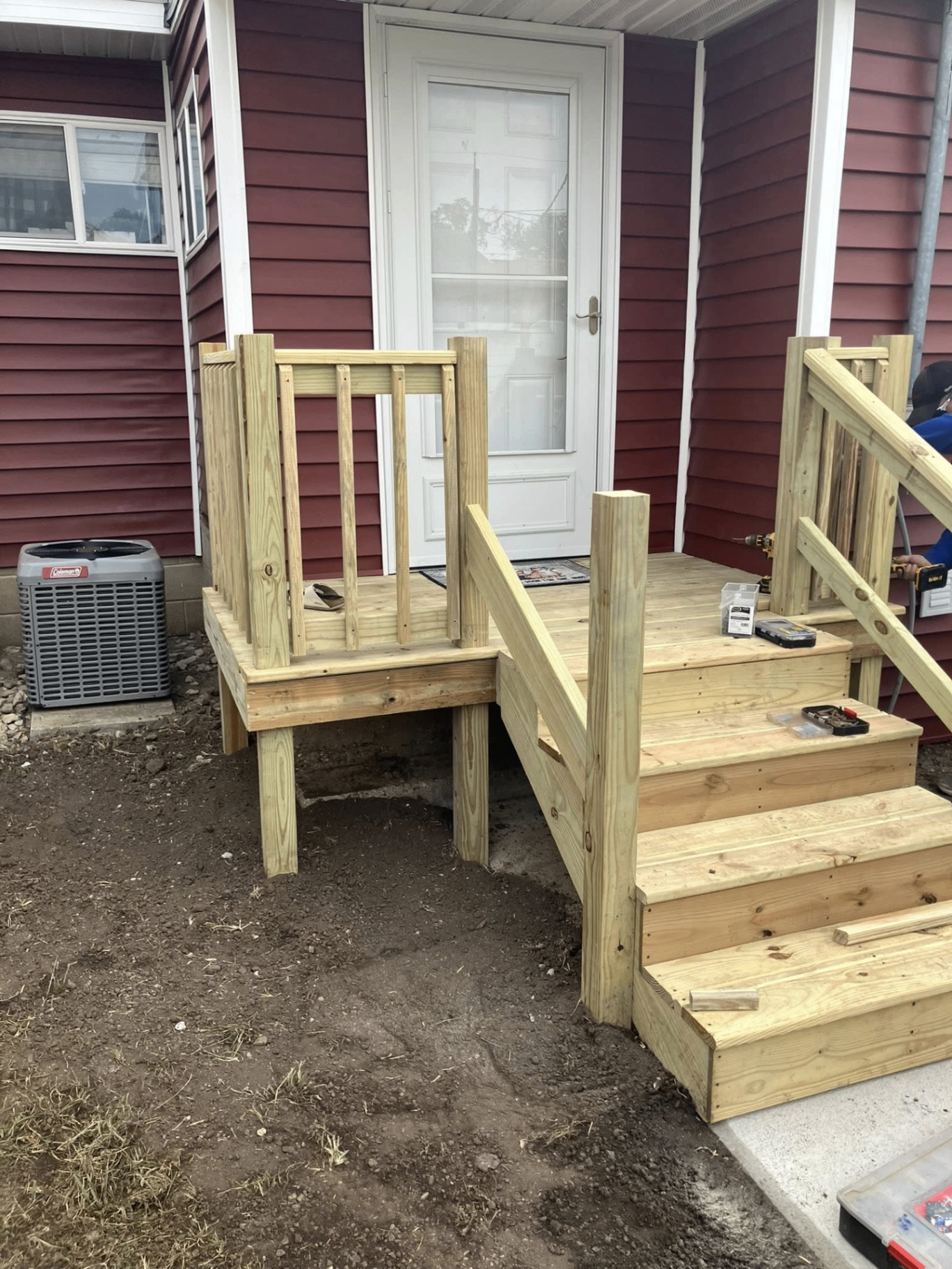 Custom Deck & Stairs